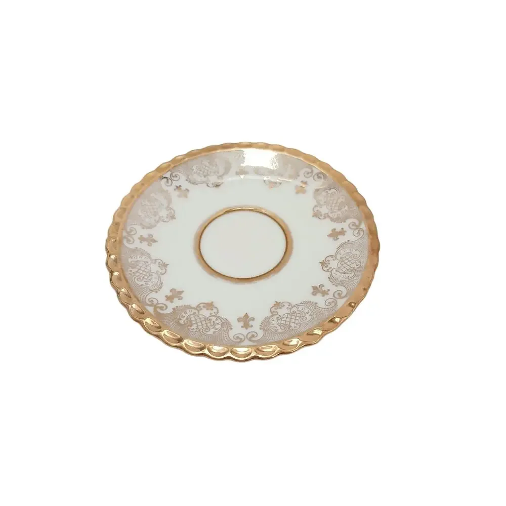 Vintage Winterling Bavaria Germany Saucer Gold Grape Scalloped Leaf Replacement